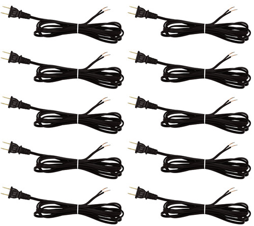 Black lamp cord foot - cord,, long